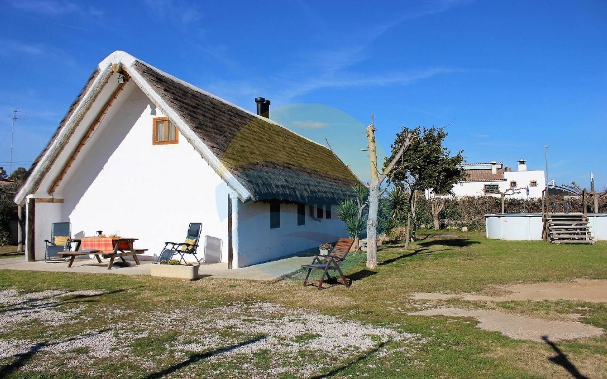 Barraca Tipica Del Delta, Con Piscina, Jardin Y Barbacoa - Deltavacaciones Villa Сант Йоме д'Енвея Екстериор снимка